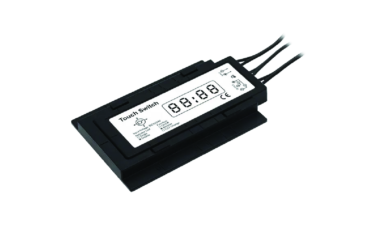 Sensor de Espelho dimmer Touch com Relógio e temperatura 2RLIGHT