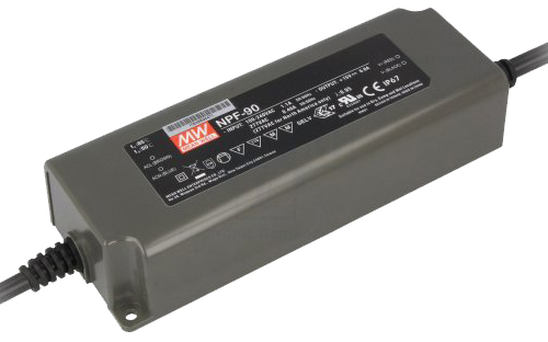 Fonte de Alimentação Estanque Mean Well 12Vdc 90W IP67 NPF